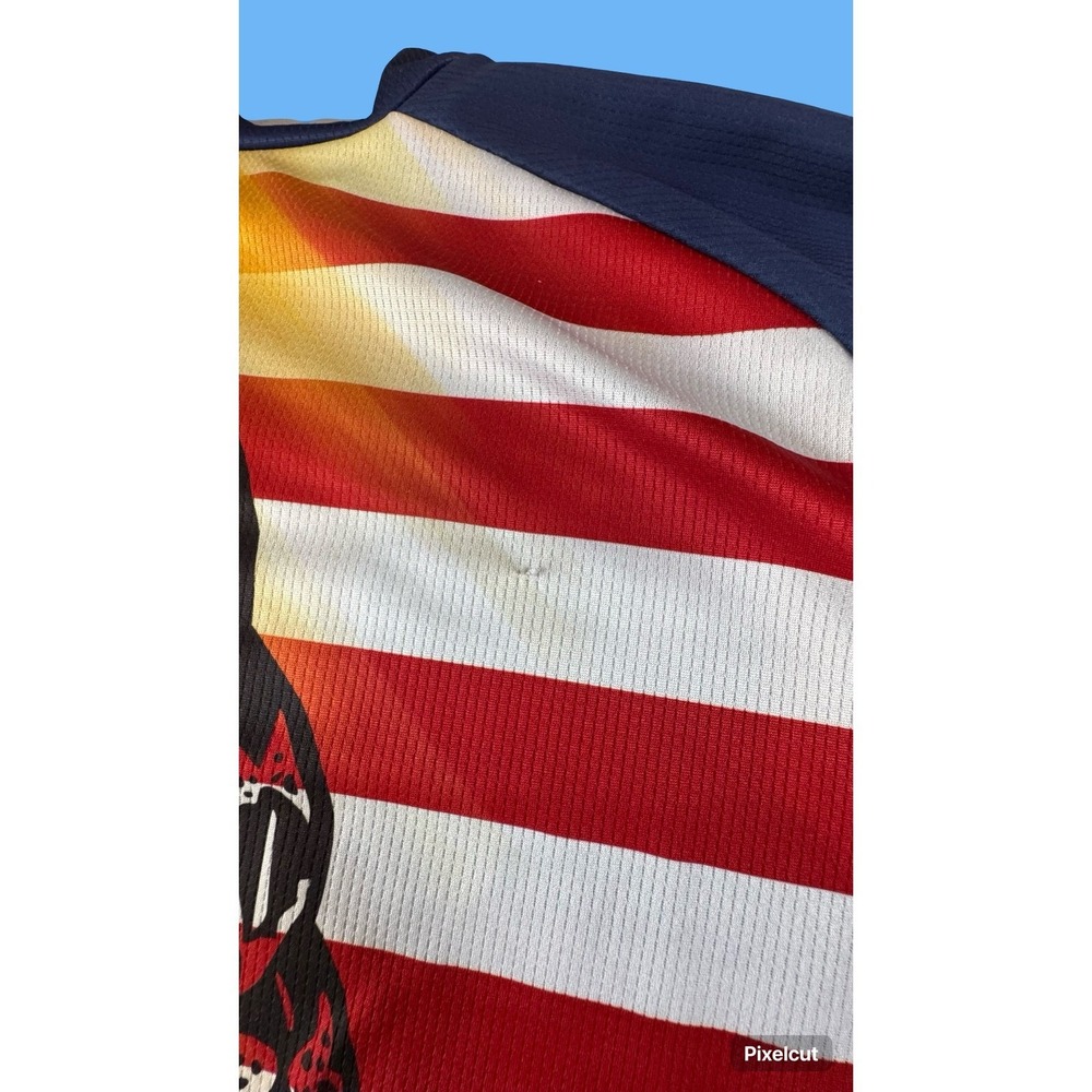 Mens Gadsden Flag Dont Tread On Me Cycling Jersey American Flag Patriotic Blue L - Picture 8 of 8